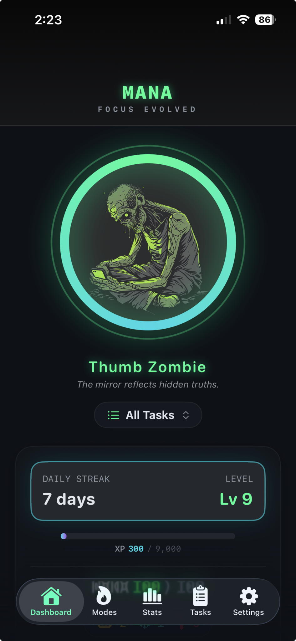 Mana app screenshot
