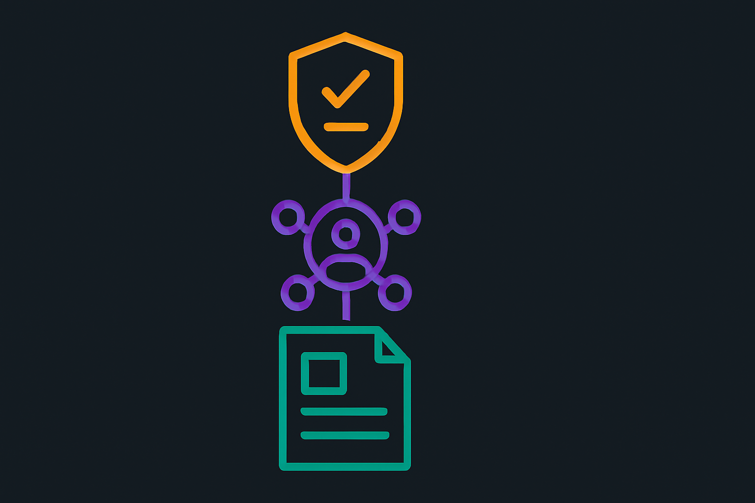 Three stacked layers (context, action, governance) of an agentic operating system.