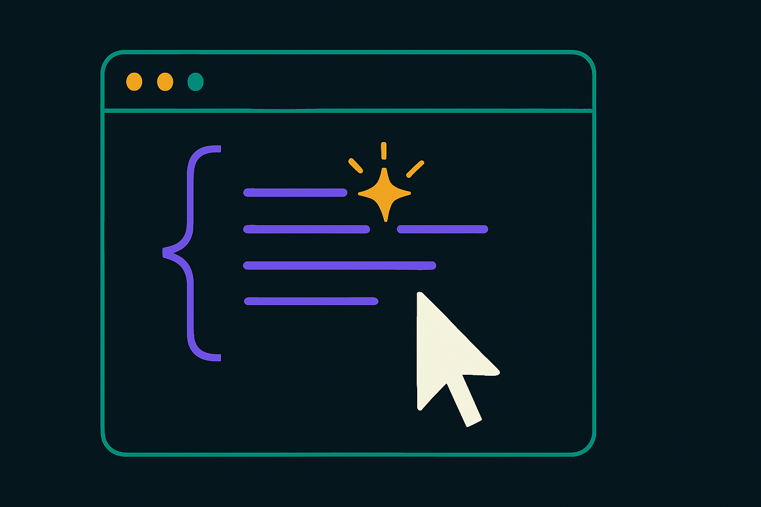 An AI writing SwiftUI boilerplate while the developer keeps the decisions, representing using AI for SwiftUI code.