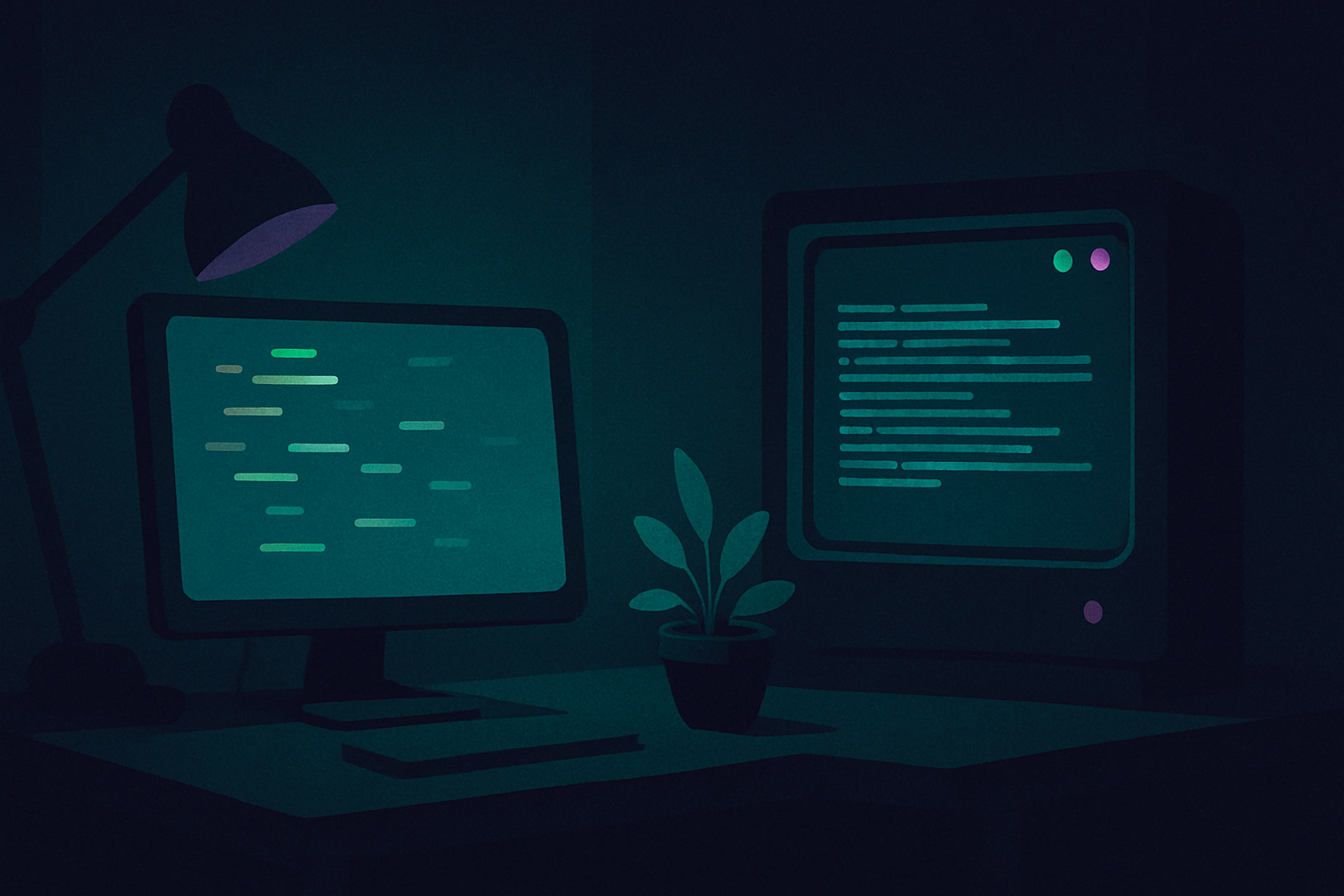 A terminal agent running autonomously beside an editor doing fast inline suggestions
