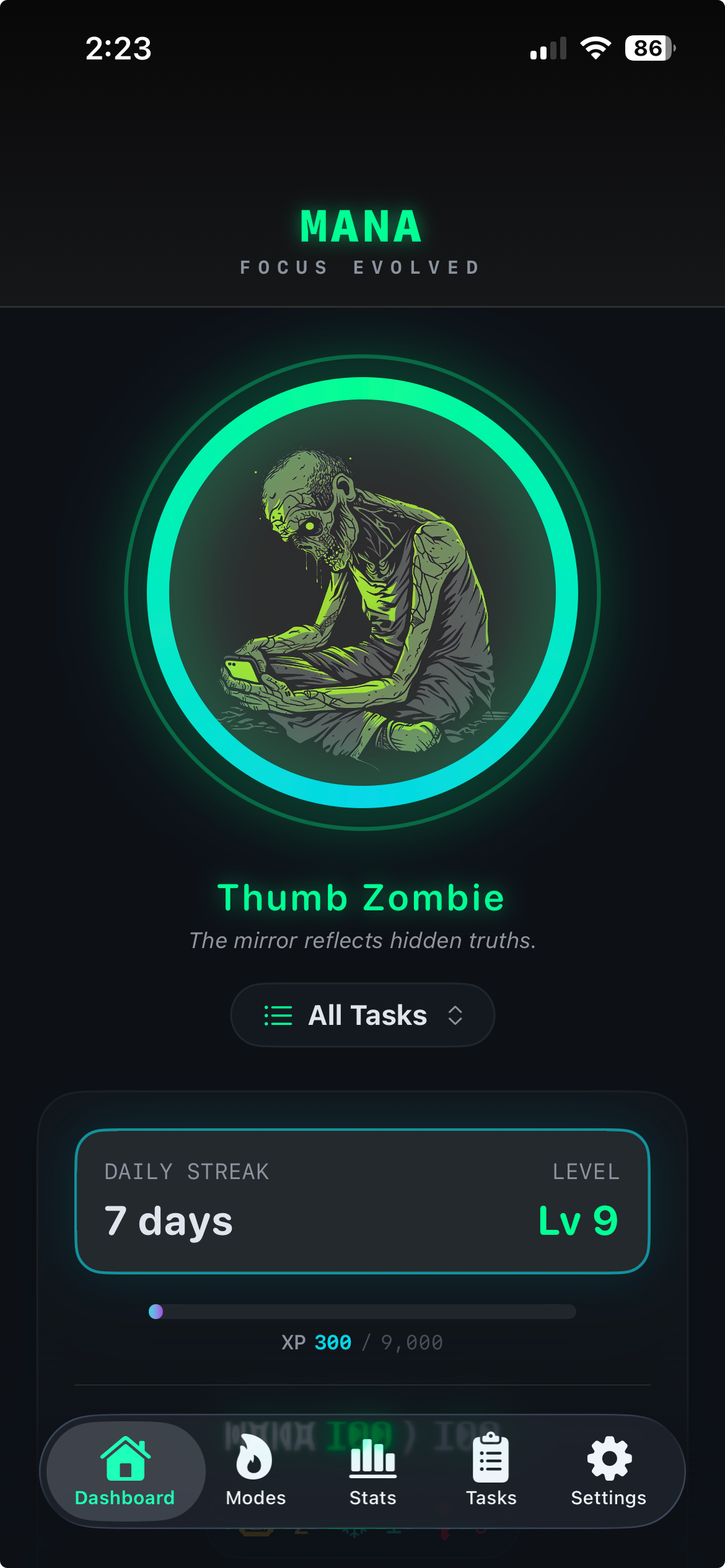 Mana app hero screenshot